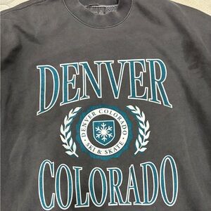 A&F Oversized Denver Crewneck
